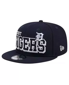 Мужская темно-синяя кепка Snapback Detroit Tigers Game Day Bold 9FIFTY New Era, синий