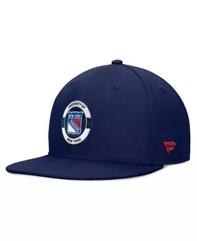 Мужская темно-синяя кепка Snapback New York Rangers Authentic Pro Training Camp Fanatics, синий