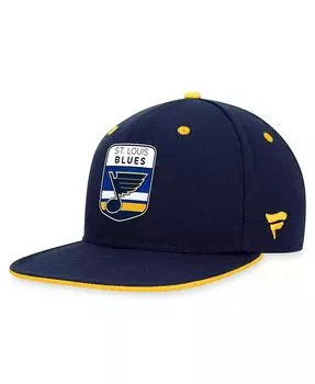 Мужская темно-синяя кепка Snapback проекта НХЛ «Сент-Луис Блюз 2023» Fanatics, синий