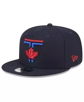 Мужская темно-синяя кепка Snapback Toronto Blue Jays 2024 City Connect 9FIFTY New Era, синий