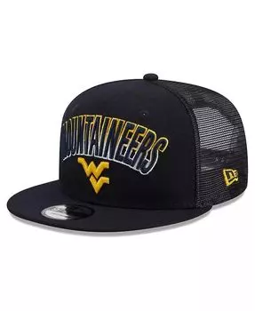 Мужская темно-синяя кепка Snapback West Virginia Mountaineers Grade Trucker 9FIFTY New Era, синий