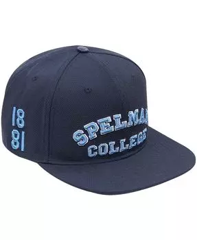 Мужская темно-синяя кепка Spelman College Jaguar Evergreen Spelman College Snapback Pro Standard