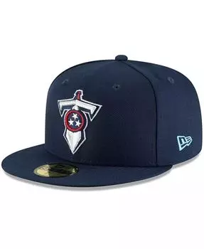 Мужская темно-синяя кепка Tennessee Titans Omaha 59FIFTY New Era, синий