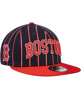Мужская темно-синяя, красная кепка Boston Red Sox City Arch 9Fifty Snapback New Era