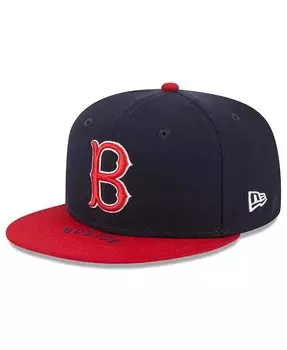 Мужская темно-синяя, красная шляпа Boston Red Sox On Deck 59FIFTY New Era, синий