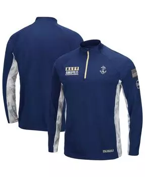 Мужская темно-синяя куртка navy midshipmen oht в стиле милитари appreciation snow cruise raglan с молнией 1/4 Colosseum, синий