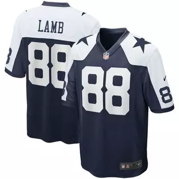 Мужская темно-синяя майка CeeDee Lamb Dallas Cowboys Alternate Game Team Nike