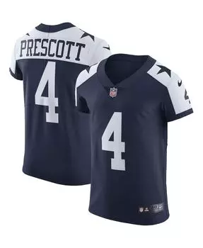Мужская темно-синяя майка Dak Prescott Dallas Cowboys Alternate Vapor Elite Player Nike