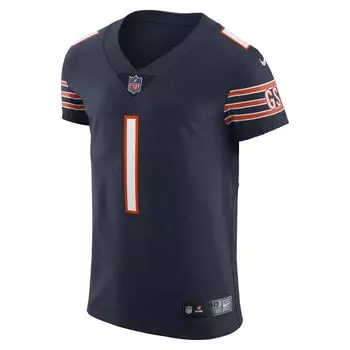Мужская темно-синяя майка Justin Fields Chicago Bears Vapor Elite Nike