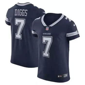 Мужская темно-синяя майка Trevon Diggs Dallas Cowboys Vapor Elite Nike