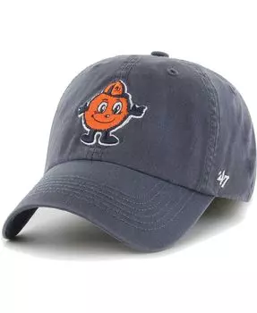Мужская темно-синяя оранжевая приталенная шляпа Syracuse Franchise '47 Brand