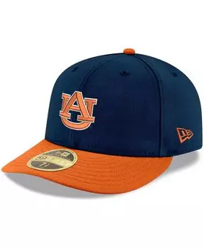 Мужская темно-синяя, оранжево-каштановая шляпа Tigers Basic Low Profile 59Fifty. New Era