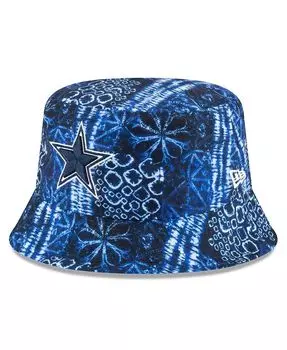 Мужская темно-синяя панама Dallas Cowboys Shibori New Era, синий