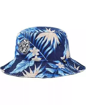 Мужская темно-синяя панама Michigan Wolverines Tropicalia '47 Brand, синий