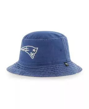 Мужская темно-синяя панама New England Patriots Trailhead '47 Brand, синий