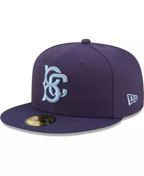 Мужская темно-синяя приталенная шляпа Brooklyn Cyclones Authentic Collection 59FIFTY New Era