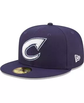 Мужская темно-синяя приталенная шляпа Columbus Clippers Authentic Collection 59FIFTY New Era