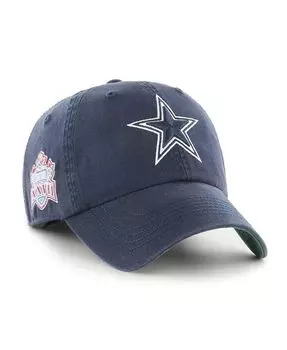 Мужская темно-синяя приталенная шляпа Dallas Cowboys Sure Shot Franchise '47 Brand, синий
