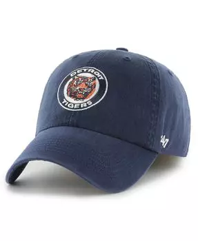 Мужская темно-синяя приталенная шляпа Detroit Tigers Cooperstown Collection Franchise '47 Brand