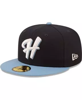 Мужская темно-синяя приталенная шляпа Hillsboro Hops Authentic Collection 59FIFTY New Era