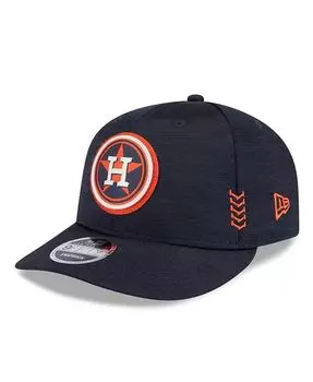 Мужская темно-синяя приталенная шляпа Houston Astros 2024 Clubhouse Low Profile 59FIFTY New Era, синий