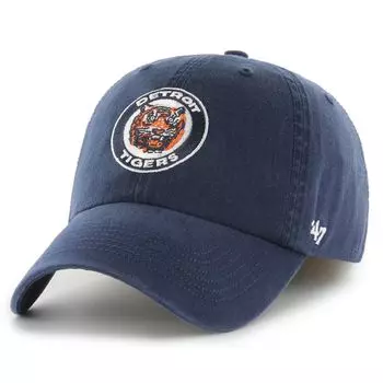 Мужская темно-синяя приталенная шляпа из франчайзинговой коллекции Detroit Tigers Cooperstown '47