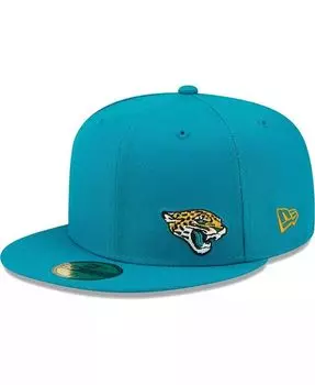 Мужская темно-синяя приталенная шляпа Jacksonville Jaguars Flawless 59FIFTY New Era, синий