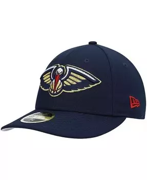 Мужская темно-синяя приталенная шляпа New Orleans Pelicans Team Low Profile 59FIFTY New Era, синий