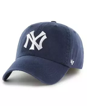 Мужская темно-синяя приталенная шляпа New York Yankees Cooperstown Collection Franchise '47 Brand, синий