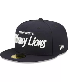 Мужская темно-синяя приталенная шляпа Penn State Nittany Lions Griswold 59FIFTY New Era