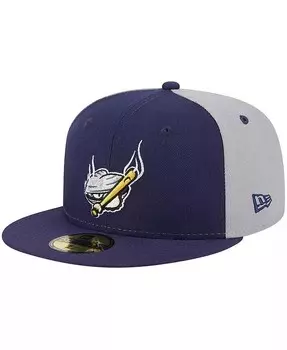 Мужская темно-синяя приталенная шляпа Portland Sea Dogs Theme Nights Clam Bake 59FIFTY New Era, синий