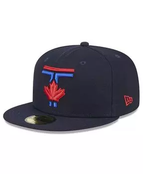 Мужская темно-синяя приталенная шляпа Toronto Blue Jays 2024 City Connect 59FIFTY New Era, синий