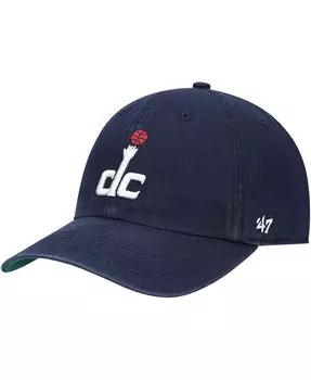 Мужская темно-синяя приталенная шляпа Washington Wizards Team Franchise '47 Brand