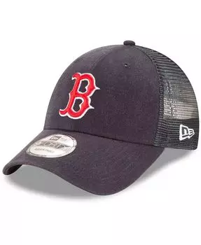 Мужская темно-синяя регулируемая бейсболка Boston Red Sox Trucker 9FORTY Snapback New Era, синий