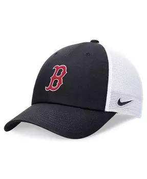 Мужская темно-синяя регулируемая кепка Boston Red Sox Club Trucker Nike, синий