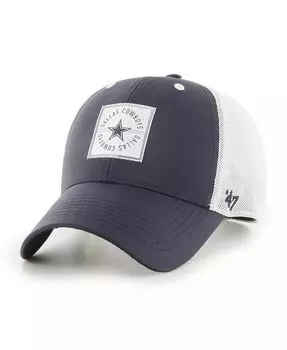 Мужская темно-синяя регулируемая кепка Dallas Cowboys Disburse MVP Trucker '47 Brand, синий
