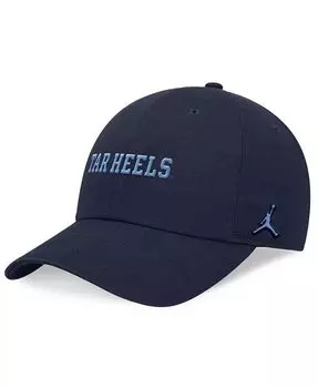Мужская темно-синяя регулируемая кепка на каблуке North Carolina Tar Heels 2024 On-Field Club Jordan, синий
