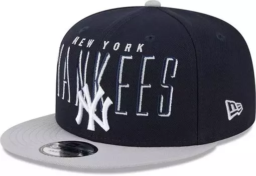 Мужская темно-синяя регулируемая кепка New Era New York Yankees 9Fifty Headline