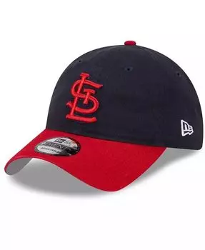 Мужская темно-синяя регулируемая кепка St. Louis Cardinals 2024 Batting Practice 9TWENTY New Era, синий