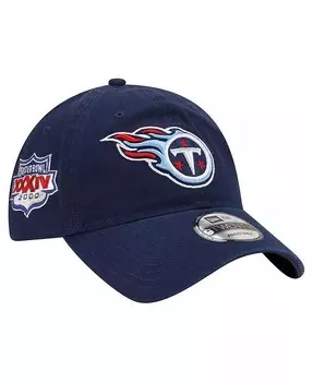 Мужская темно-синяя регулируемая кепка Tennessee Titans Distinct 9TWENTY New Era, синий