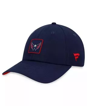 Мужская темно-синяя регулируемая кепка Washington Capitals Authentic Pro Rink Fanatics, синий