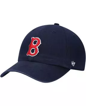 Мужская темно-синяя регулируемая шляпа Boston Red Sox 1946 с логотипом Cooperstown Collection Clean Up '47 Brand