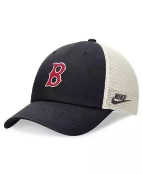 Мужская темно-синяя регулируемая шляпа Boston Red Sox Cooperstown Collection Rewind Club Trucker Nike, синий