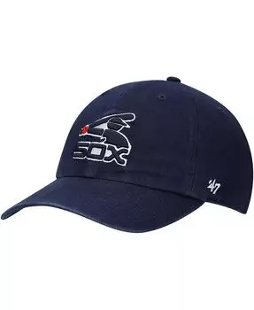 Мужская темно-синяя регулируемая шляпа Chicago White Sox 1983 с логотипом Cooperstown Collection '47 Brand, синий