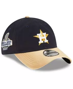 Мужская темно-синяя регулируемая шляпа Houston Astros 2023 Gold Collection 9TWENTY New Era