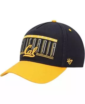 Мужская темно-синяя регулируемая шляпа с двойным замком Cal Bears Cal Bears '47 Brand, синий