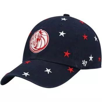 Мужская темно-синяя регулируемая шляпа с конфетти Dallas Mavericks '47 47 Brand