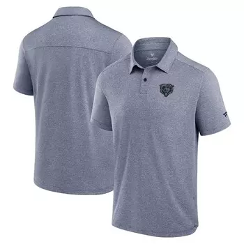 Мужская темно-синяя рубашка-поло Fanatics Chicago Bears Front Office Tech Fanatics Brands - White Label, цвет Brs Navy
