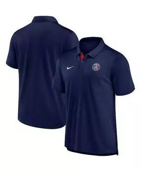 Мужская темно-синяя рубашка-поло Paris Saint-Germain Pique Nike, синий