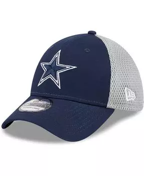 Мужская темно-синяя, серая шляпа Dallas Cowboys Main Neo 39THIRTY Flex Hat New Era
